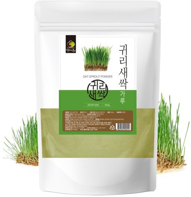 새싹귀리 우유 귀리새싹 분말 귀리 쉐이크 국산귀리, 1개, 500g