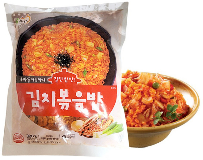 굿프랜즈 가마솥 직화방식 김치볶음밥, 8개, 300g