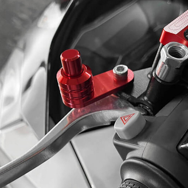 발통마켓 파킹 브레이크 레버 범용 CNC PCX 사이드 주차 반자동 클러치 호환, 1개