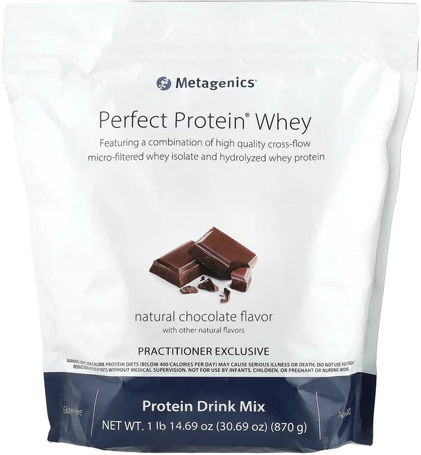 새해 건강을 선물하세요 Metagenics Perfect Protein® 유청 천연 초콜릿 870g(1lb 14.69oz) 특별관리진행, MetagenicsPerfectProtein유청천연초콜, 870g, 1개 - 쿠팡