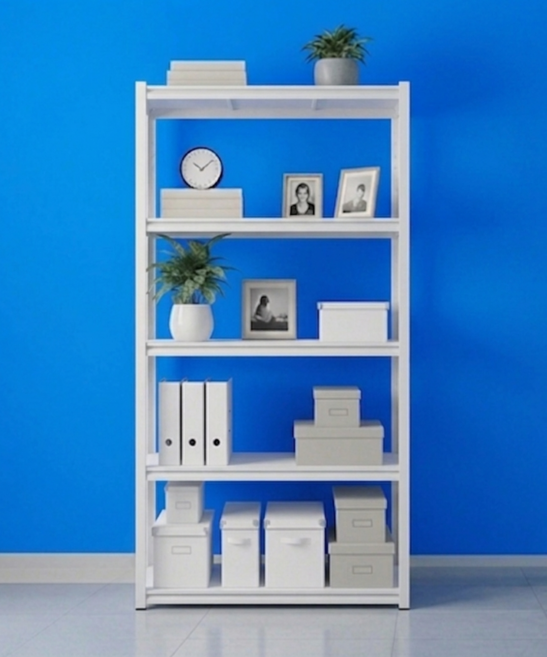 노마드랙 무볼트 철제선반 5단 조립식 앵글 랙 베란다 다용도실 펜트리 창고 수납 정리, 앵글색상_블랙