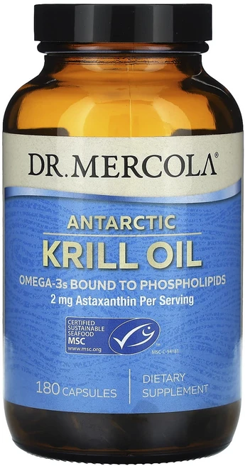 닥터머콜라 닥터메르콜라 남극 크릴 오일 180 캡슐, 2병, 180정 - 쿠팡