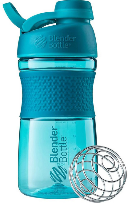 블렌더보틀 스포츠믹서 셰이커 병은 단백질 쉐이크와 운동 전 20 로즈에 완벽, Teal, 28 Ounces