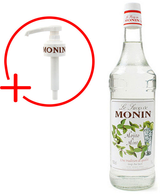 모닌 모히또 민트 시럽 1000ml+모닌 전용 펌프 증정