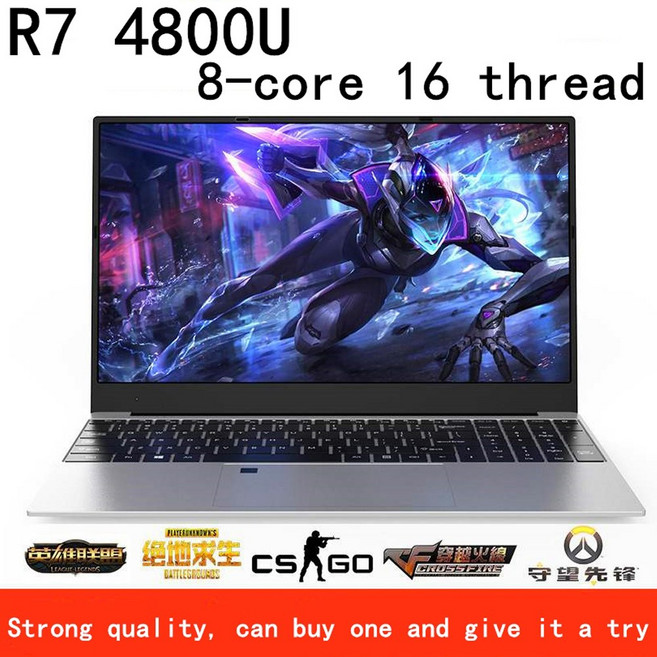 CARBAYTA 성능 노트북 10 와이파이 프로 윈도우 11 IPS RYZEN 게이밍 4800U 컴퓨터 5G AMD, AMD Ryzen 7 4800U, 8G RAM 512GB SSD