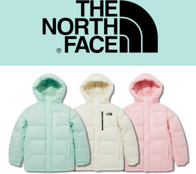 국내매장 정품(백화점) 노스페이스 키즈 패딩 주니어공용 다운자켓 초등학생패딩