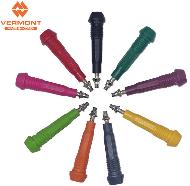 버먼트 국내제작 등산스틱 교체용 스틱촉 1개 컬러스틱촉, 블랙