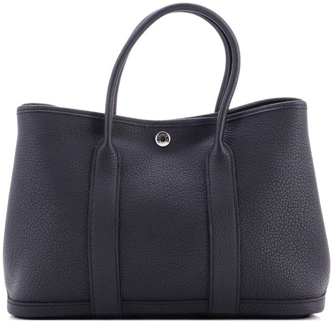 에르메스 중고 가든 파티 레더 30 토트 백