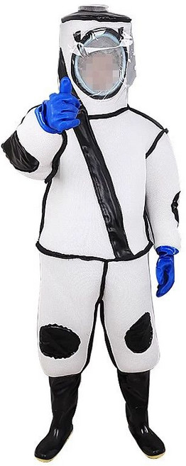 말벌복 벌초옷 양봉복 밀폐 퇴치복 벌초복장 모기장옷, 1개, 볼록 화이트 메시 5개 150-165cm B