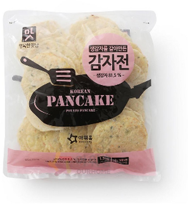 아워홈 감자전 1.3kg (냉동), 3개