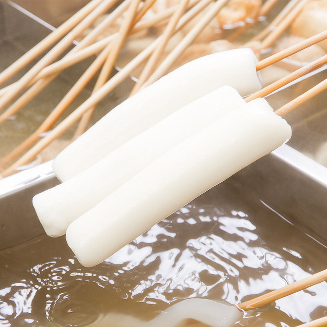 제이케이푸드 물떡꼬치 700g (드라이) 10꼬치 가래떡꼬치 물오뎅 어묵탕, 1개