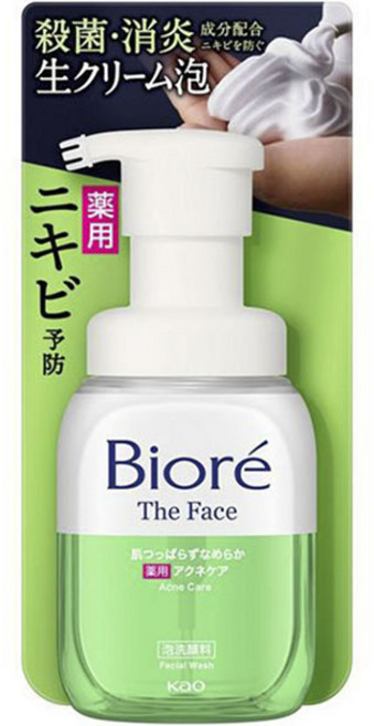 비오레 더 페이스 아크네 케어 페이셜 워시, 200ml, 1개