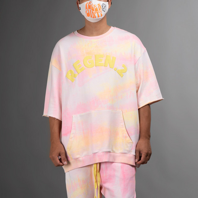 리젠포인트2 남녀공용 트레이닝셋업 반팔맨투맨 반바지