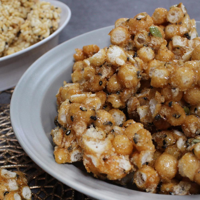 50년전통 옛날과자 소포장 과자 13종(3봉) 택1 (1봉씩 불가), 3개, 200g, 호박씨오란다