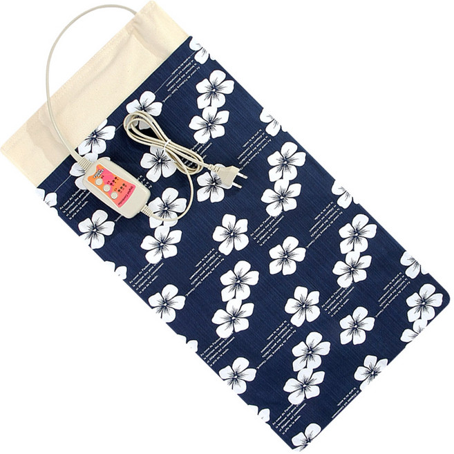 애슬라 황토 + 참숯 + 옥 전기 찜질기 JTB-3560, 네이비