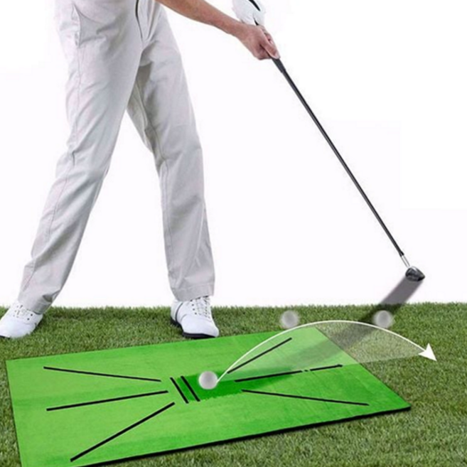 골프 연습 매트 트레이닝 훈련 궤적 골프 스윙 연습 매트 실내 용품 트레이너 퍼팅, 그린