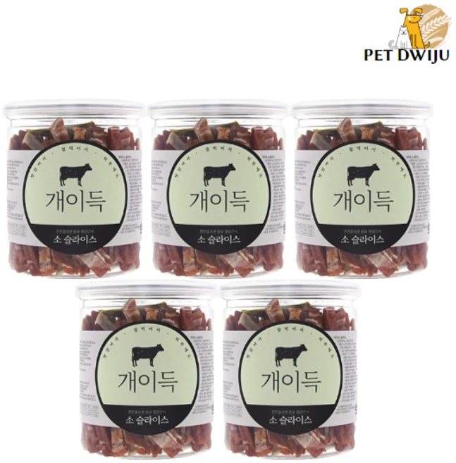 개이득 소 슬라이스 200g, 5개 - 쿠팡