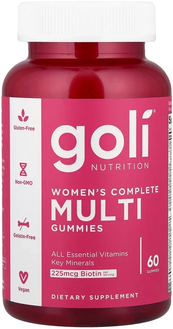 몸관리하세요 겨울입니다 Goli Nutrition 여성용 컴플리트 멀티 구미젤리 구미젤리 60개 특별관리진행, GoliNutrition여성용컴플리트멀티구미젤리구미젤리, 1개, 60 - 쿠팡