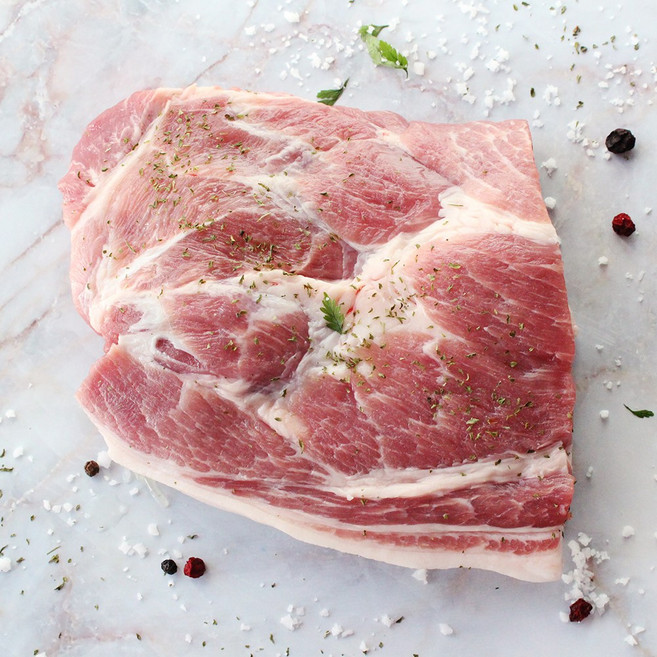 친환경팔도 보성녹차 먹인 한돈 생목살(보쌈용)1kg(500gx2팩), 단품, 2개