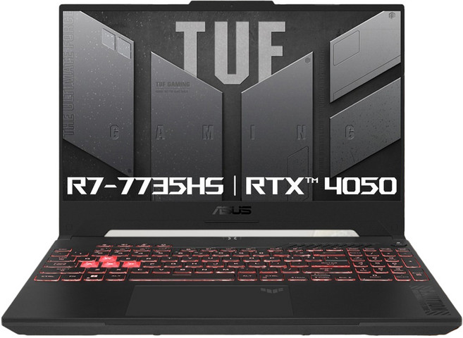 에이수스 2024 TUF 게이밍 A15 라이젠7 라이젠 7000 시리즈 지포스 RTX 4050, Mecha Gray, 1TB, 32GB, Win11 Home, FA507NU-LP163