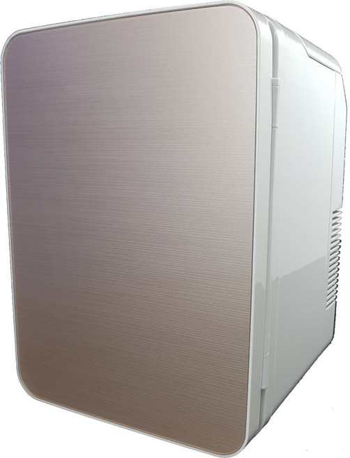 鏡面烤漆冷暖兩用手提小冰箱 (免變壓器), 金色, 10L