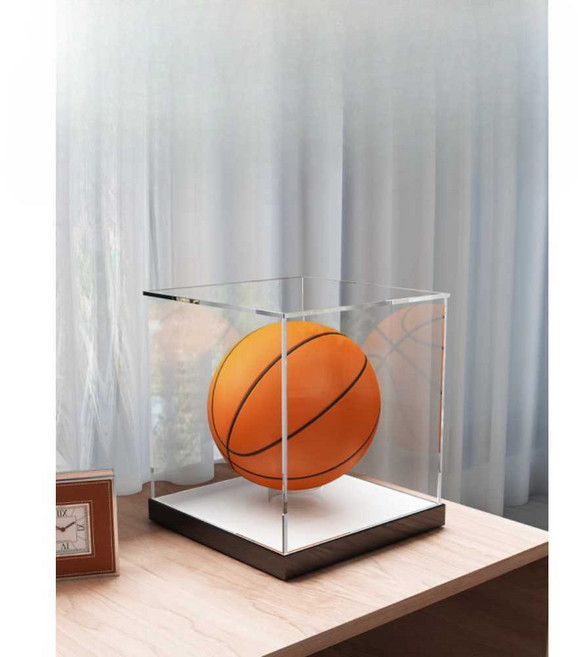 농구공 아크릴케이스 싸인볼 상자 축구공 기념 진열 진열장 케이스 박스 기념볼, 1개