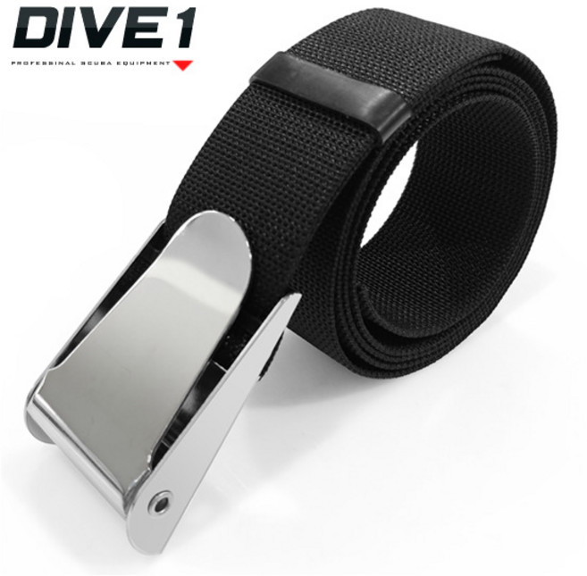 [다이브원] 스킨 스쿠버 프리 다이빙 직물 웨이트 벨트 1.5m (스텐버클 형), 상세 설명 참조
