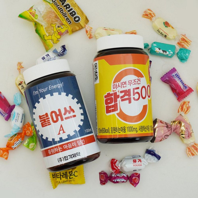 우라차차 시험 합격 기원 응원약 선물 6종 hjs+9315QS, 컴페티션