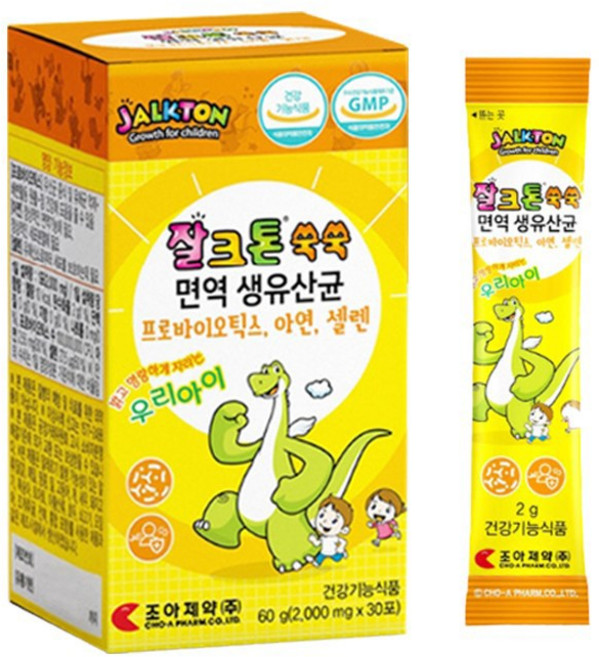 잘크톤 쑥쑥 어린이 키즈 생 유산균, 60g, 1개