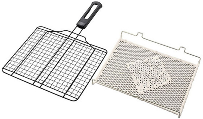 와헤이 세라믹 생선구이 석쇠 구이팬 직화 그릴팬, 1개