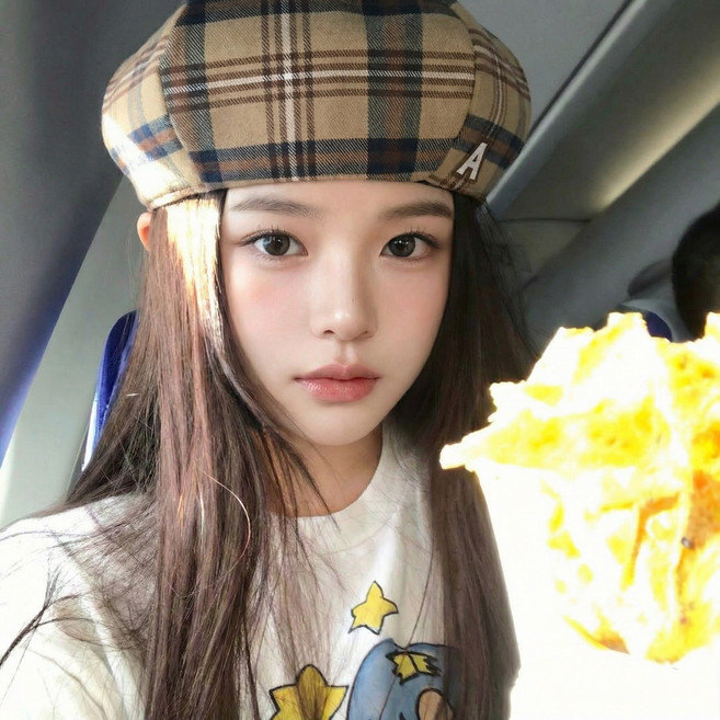 [아가타 모자] 체크 스위티 베레모 [AG15UWC001]