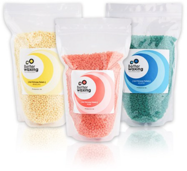 베럴왁싱 하드 구슬 로즈 아로마 왁스 모든 부위용, 1kg, 1개