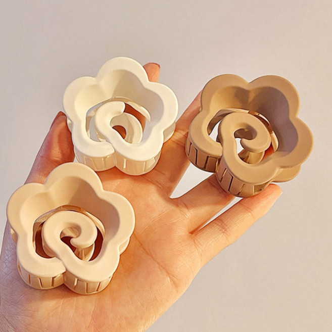 데이지 미니 올림머리핀 바나나핀 프랑스 헤어집게핀