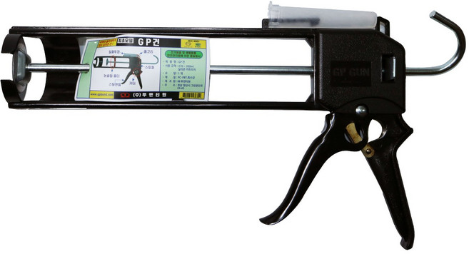 GP 고급 일반형 실리콘건 3호 / 인테리어 주방 욕실테두리 줄눈시공 실리콘, 도구, 1개