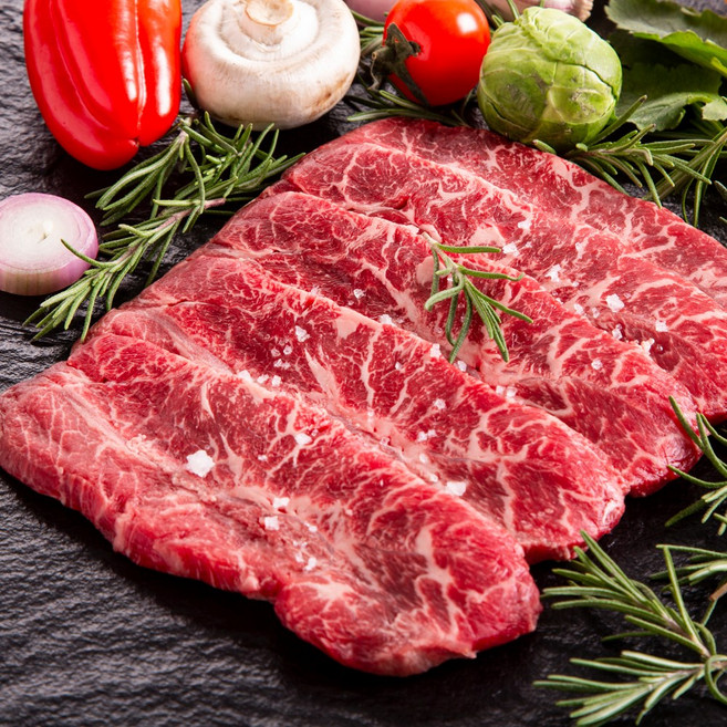 [참좋은미트] 부채살 스테이크 300g x 3팩 (스킨포장)