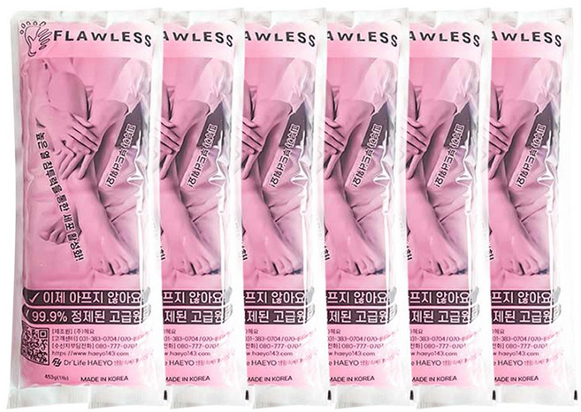 다잘 고급 파라핀 왁스 복숭아향 453g, 6개