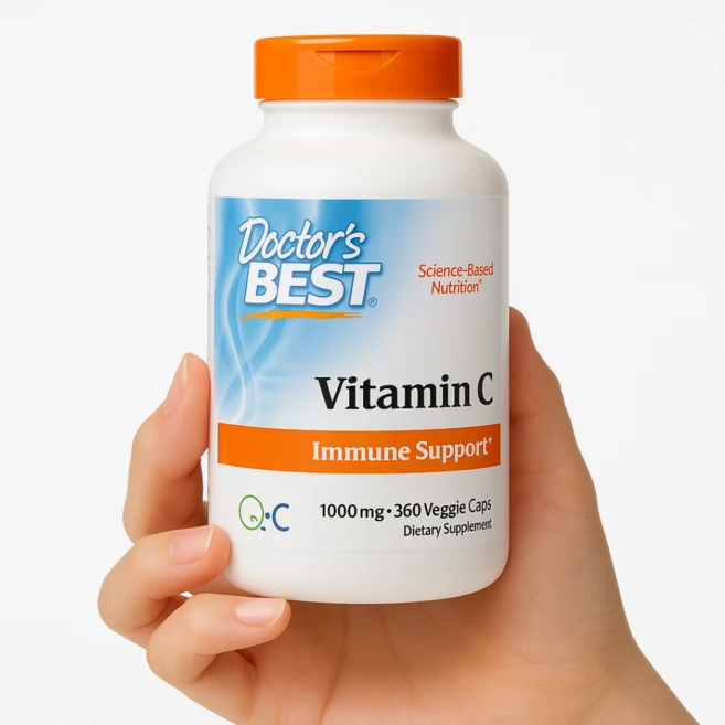 닥터스베스트 Q-C를 함유한 비타민C 1000mg 베지 캡슐 360정 / 해외직구 미국정품, 1개 - 쿠팡