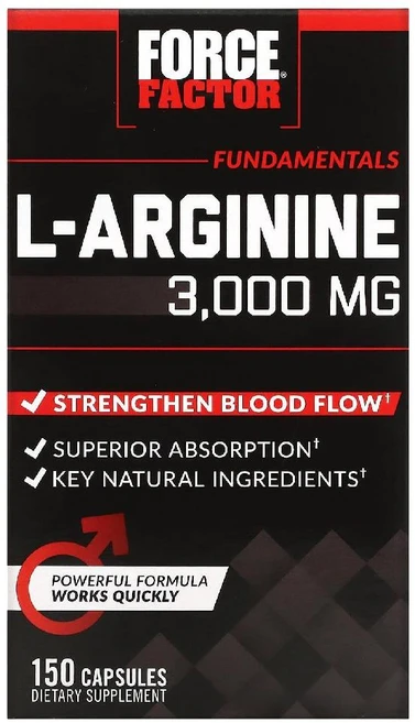 포스팩터 아르기닌 Force Factor L-Arginine 3000mg 150정, 1개 - 쿠팡