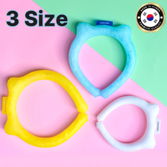 국내생산 쿨롱 고블린 패밀리 커플 아이스넥쿨러 3size, 옐로고블린