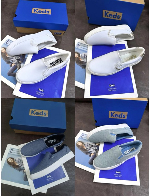 Keds 淺口真皮/丹寧休閒便鞋