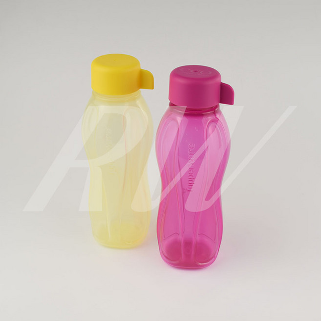 타파웨어 에코물통 어린이물병 학생 텀블러 예쁜물통 310ml 레몬 핫핑크 2p세트