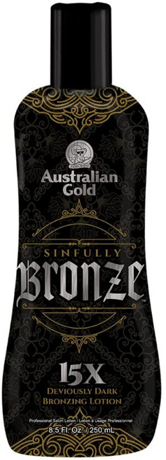 Australian Gold 신풀 브론즈 15x 다크 브론저 티로신 함유 250 ml, 1개, 250ml