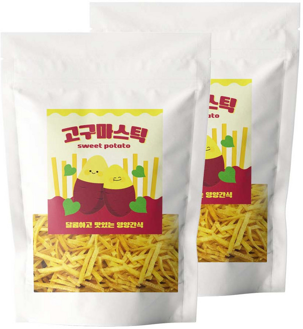 해나식품 고구마스틱, 2개, 400g