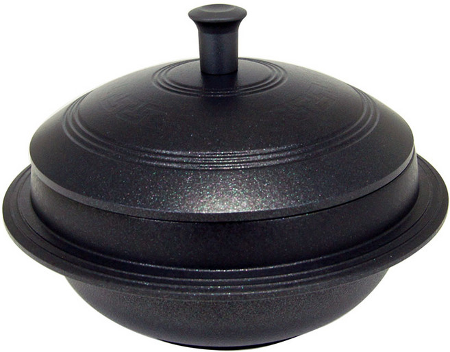 키친아트 슈퍼블 옛날 전통가마솥 주물냄비, 22cm, 1개