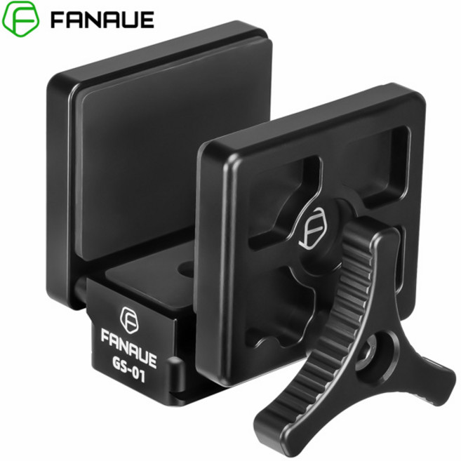 FANAUE GS 01 사냥 삼각대 Arca 스위스 QR 플레이트용 안장 마운트 라이플 클램프 어댑터, 1개