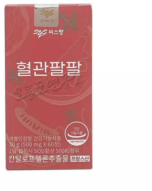 씨스팡 혈관팔팔 500mg 60정