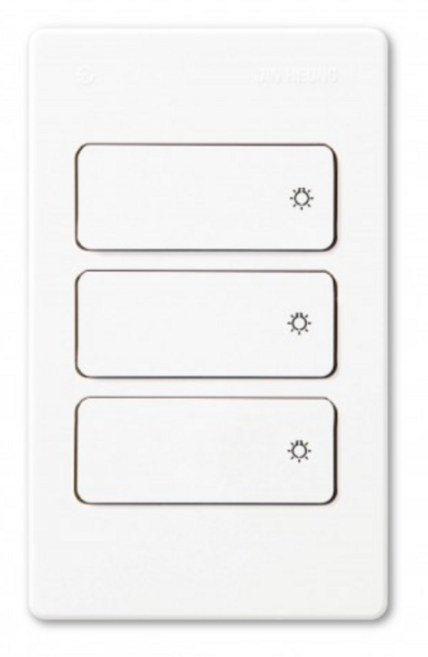 진흥 V시리즈 스위치, 3구, 1개, 화이트