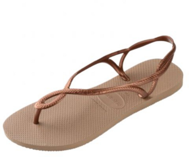 하바이아나스 루나 쪼리 플립플랍 샌들 Rose Gold 매장정품 126527