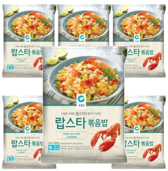 바이오푸드몰_청정원 랍스터 복음밥, 400g, 6개