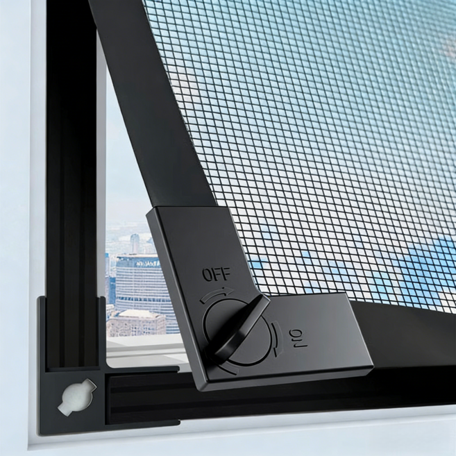 강력흡착 자석 탈부착 방충망, 1개